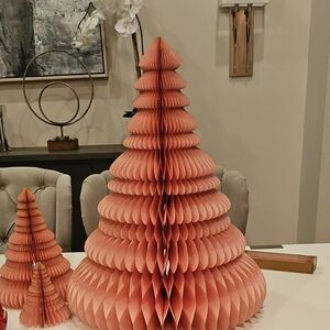 Decorative Pink Paper Trees